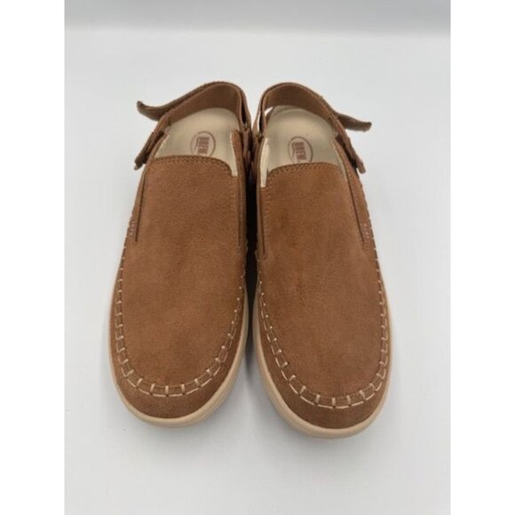 NWOT Drew Women's size 8.5N Jazz Brown Suede Slip-On Shoes - Picture 1 of 5